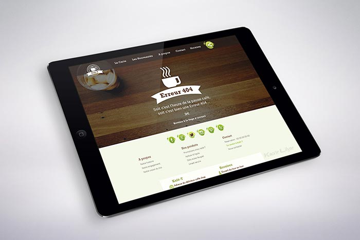 Kafé-T - Page Erreur 404